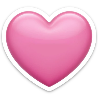 a pink heart with different styles sticker