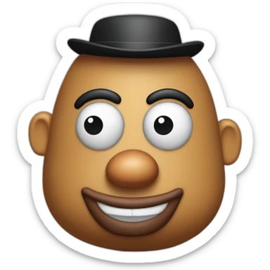 mr potato head from toy story sticker
