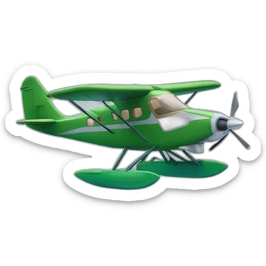 seaplane amphibian sticker