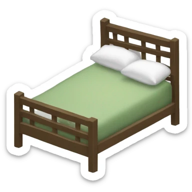 A guy bed rotting  sticker