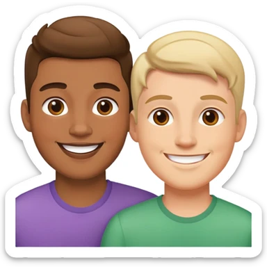 A gay couple sticker