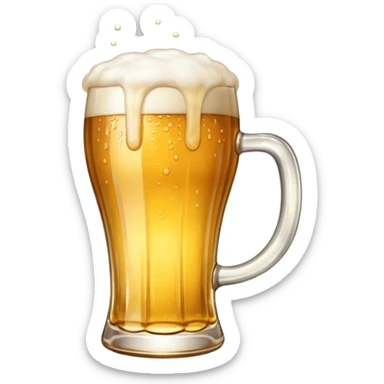 vaso de cerveza sticker