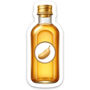 Peanut oil sticker
