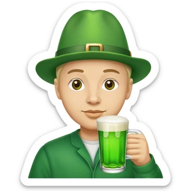 St Patrick’s day sticker