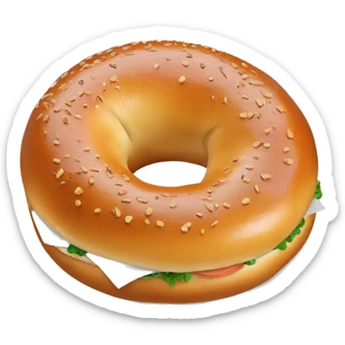 lox bagel sticker