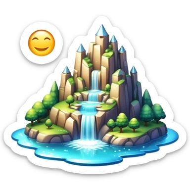  epic legendary divine glistening glossy shiny glittery scenery  sticker