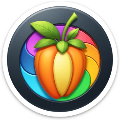 Сделай логотип Fl Studio  sticker