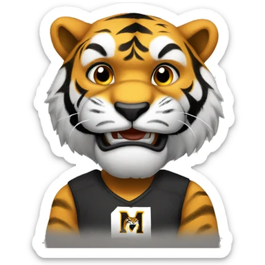 missouri tiger mascot sticker