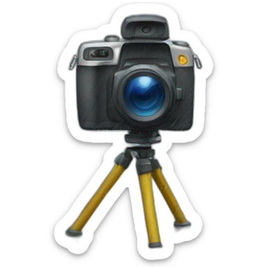 a camera in rain sticker