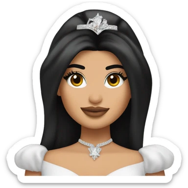 Kylie Jenner as a princess sticker