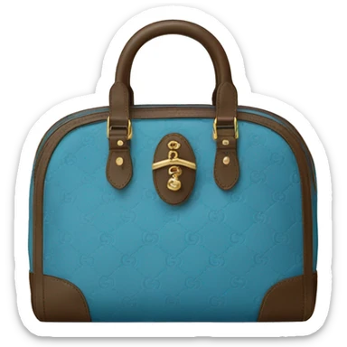 Blue gucci purse sticker