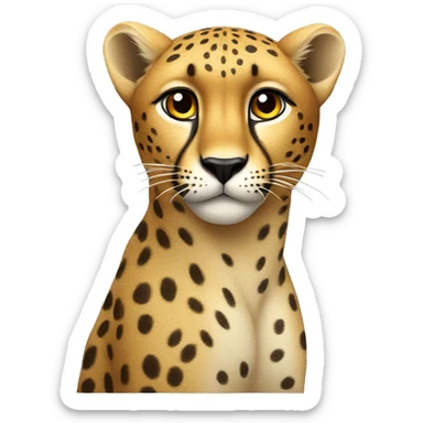Cheetah  sticker