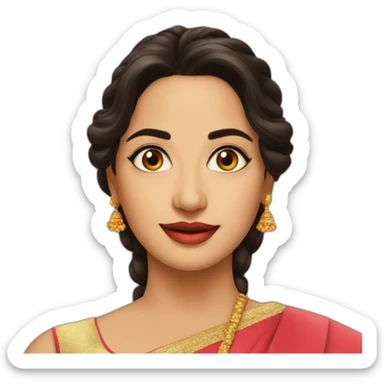 a beautiful tollywood actress sticker