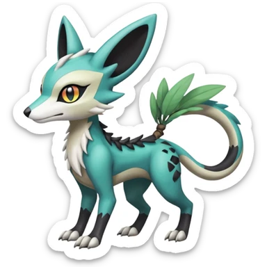 Meloetta-Vernid-Trico-Sergal-Protogen-Primagen-Pokémon-Fakémon-creature sticker