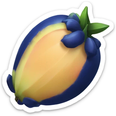  Blox fruits dark blue kitsune fruit sticker