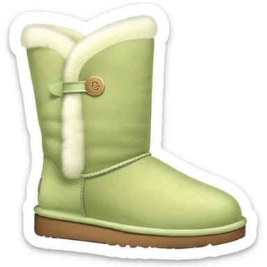 Pale pistachio uggs sticker