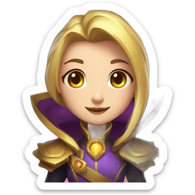 Lux elementalist league of legends sticker