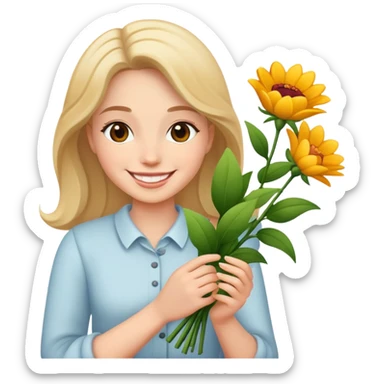 Mother’s Day with flowers  sticker