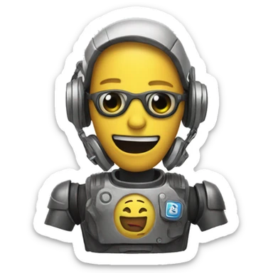 emoji bot greets  sticker
