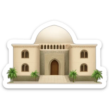The Maqam Echahid  building of algeria sticker