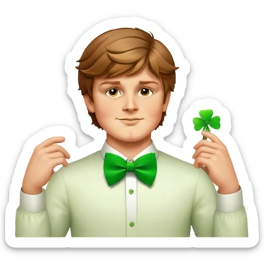 Stylish Leprechaun sticker