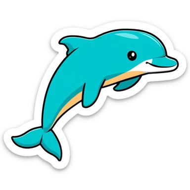 dolphin sticker