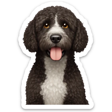 Spanish water dog sticker