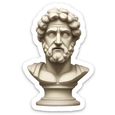 Greek statue sticker