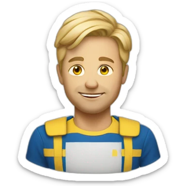 the most Swedish thing sticker