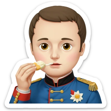 Napoleon Bonaparte ăn mochi sticker
