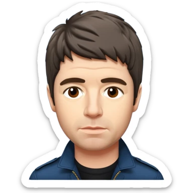 noel Gallagher  sticker