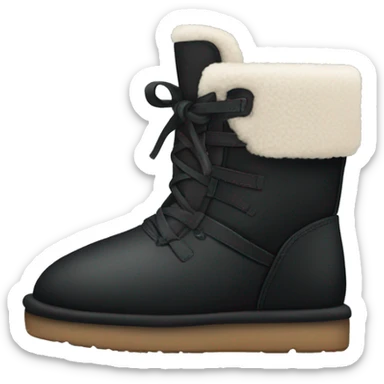 Black uggs sticker