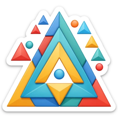 bureaucratic system in a triangle sticker