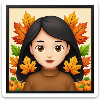autumn  sticker