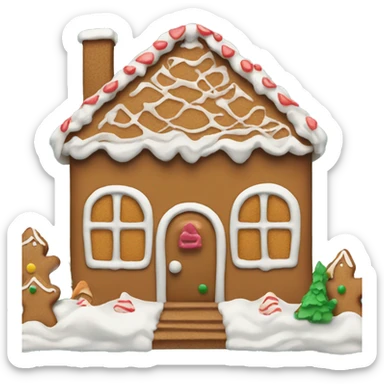 gingerbread house sticker
