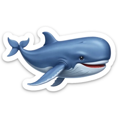 Baleine bleu sticker