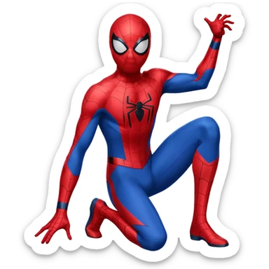 Человек паук марвел sticker