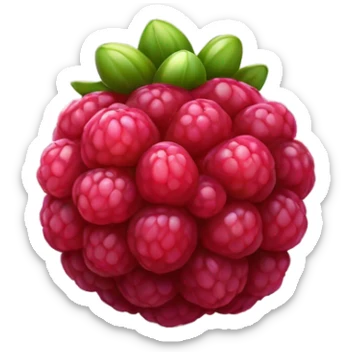 Raspberry sticker