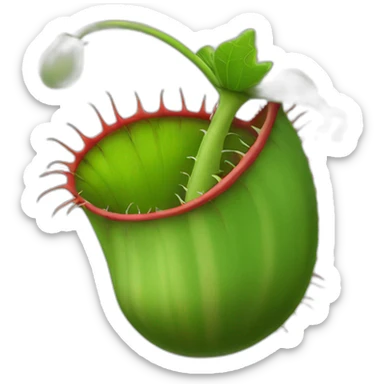 Giant Venus flytrap sticker