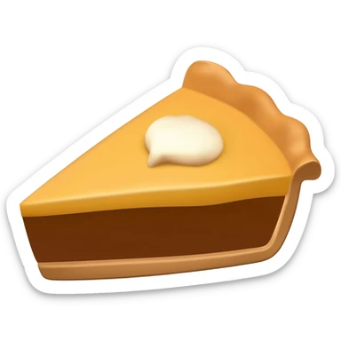 thanksgiving pie sticker