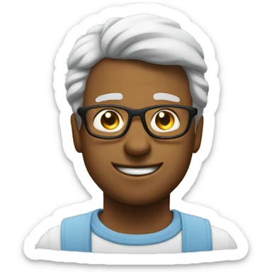 “Geek bars” in a cloudy font sticker