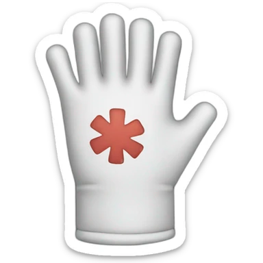 medical-gloves sticker