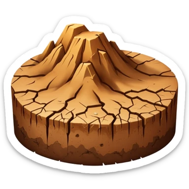 A patch of ground and dirt  sticker