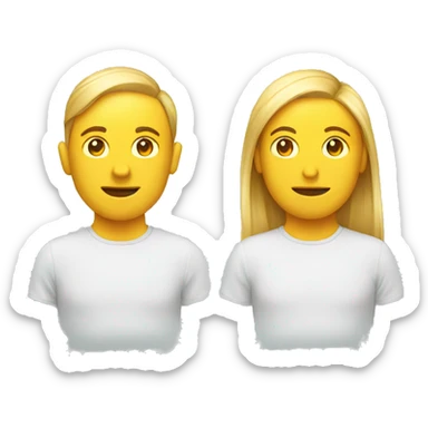 Emoji for balancing mind and tech using technical concept sticker