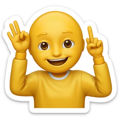 Normal emoji dabbing  sticker
