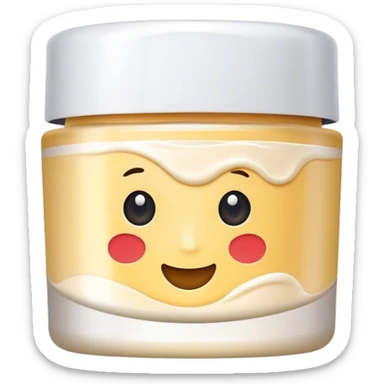 tube of face cream sticker