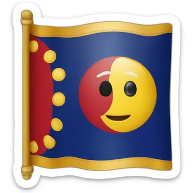 Sicilian flag sticker