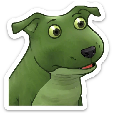 Gay dog sticker