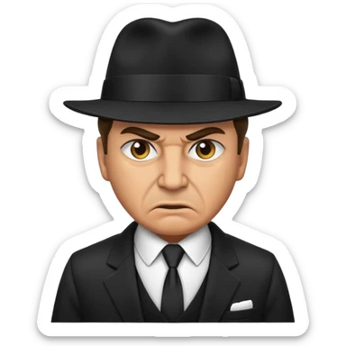mafia leader angry sticker