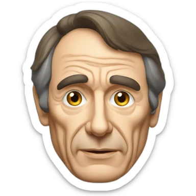 French sociologist Pierre Bourdieu  sticker